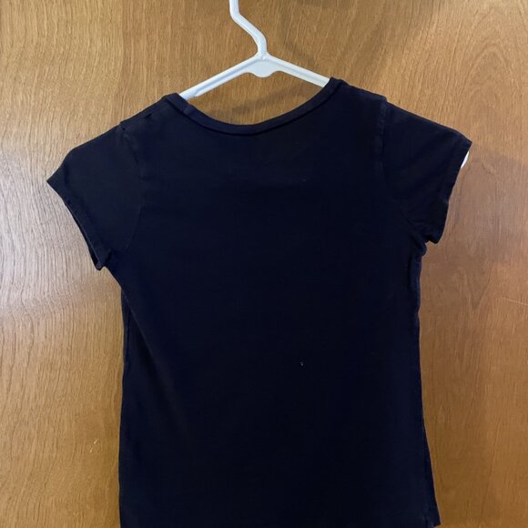 Osh Kosh T-shirt Flamingo "Meet Me In Paradise" Navy Blue Girl’s Size 8 EUC - Picture 2 of 6